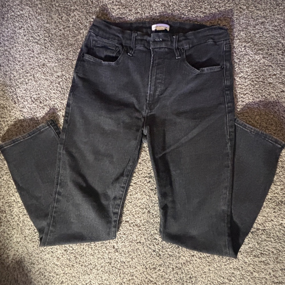Good American Charcoal Denim Jeans